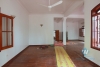 Unfurnished house with large yard for rent in Tay Ho district, Hanoi.